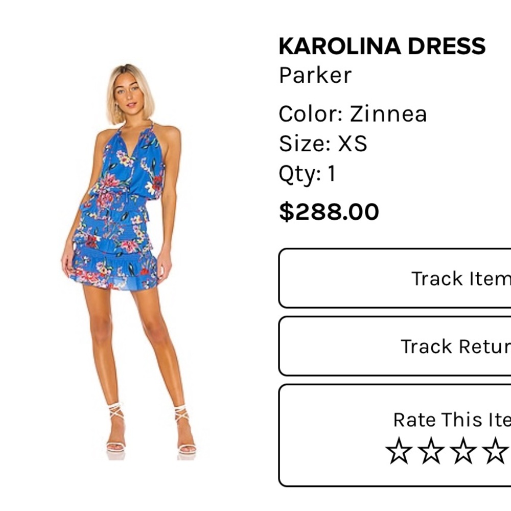 Floral Parker dress